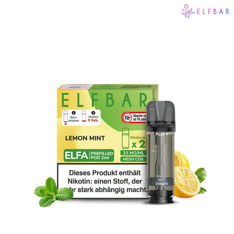 Elfbar Elfa Pod - Lemon Mint