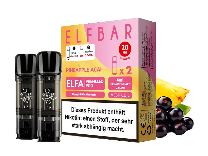 Elfbar Elfa Pod - Pineapple Açaí