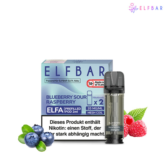 Elfbar Elfa Pod - Blueberry Sour Raspberry
