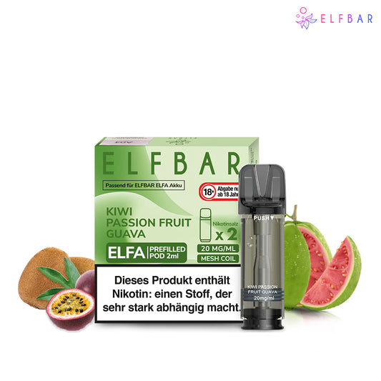 Elfbar Elfa Pod - Kiwi Passion Fruit Guava