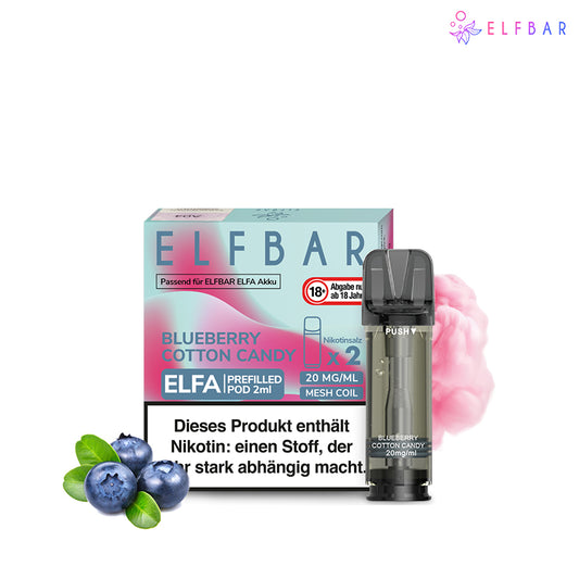 Elfbar Elfa Pod - Blueberry Cotton Candy