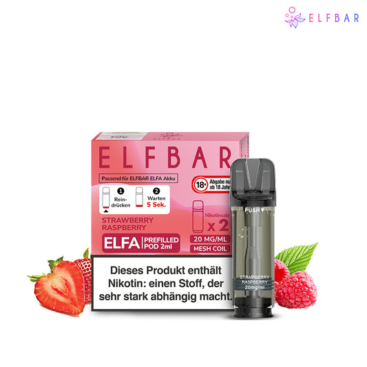 Elfbar Elfa Pod - Strawberry Raspberry