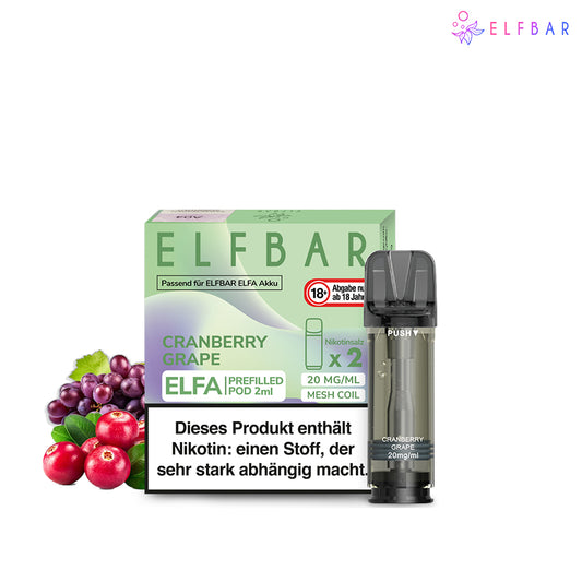 Elfbar Elfa Pod - Cranberry Grape