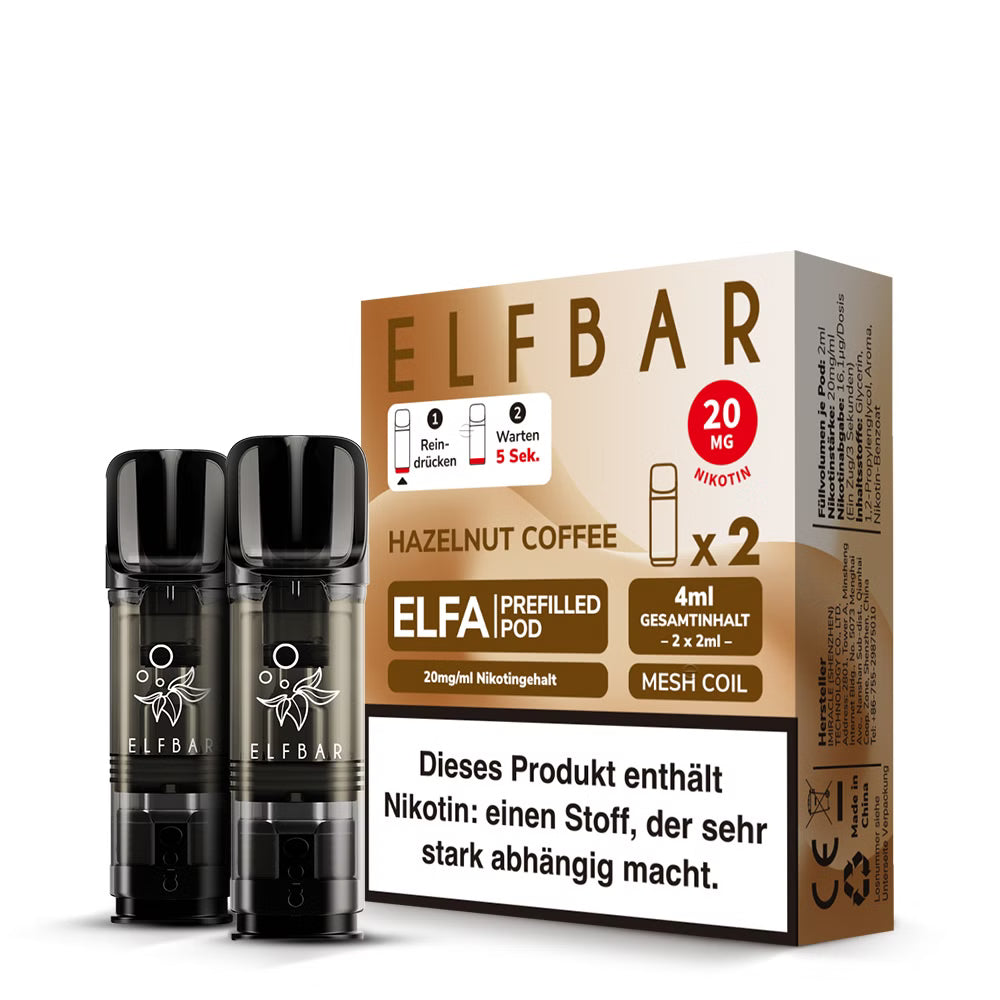 Elfbar Elfa Pod - Hazelnut Coffee