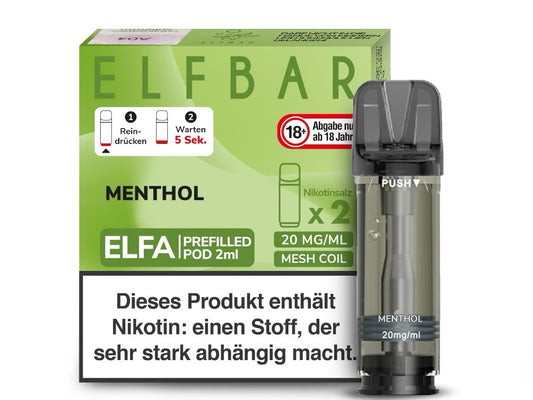 Elfbar Elfa Pod - Menthol