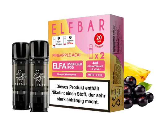 Elfbar Elfa Pod - Pineapple Açaí