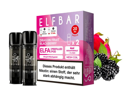 Elfbar Elfa Pod - Dragon Fruit Blackberry