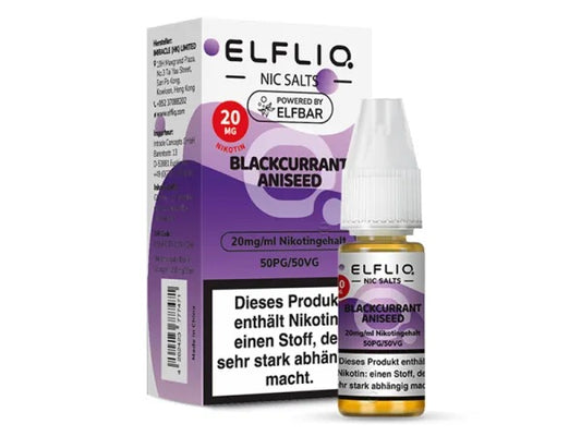 Elfbar Elfliq 20mg - Blackcurrant Aniseed