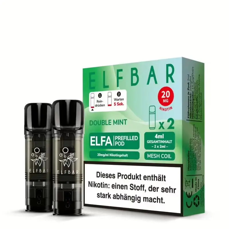 Elfbar Elfa Pod - Double Mint