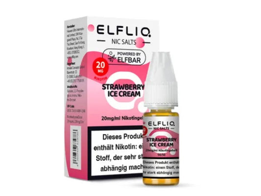 Elfbar Elfliq 20mg - Strawberry Ice Cream